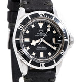 1980 Vintage Tudor Submariner Prince Oyster Date Ref. 94110 Snowflake Stainless Steel Watch (# 14385)