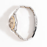 vintage two tone ladies rolex 26mm, additional case shot on its side
