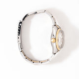 vintage two tone ladies rolex 26mm, buckley dial, additional crown view