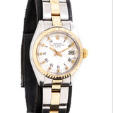 vintage two tone ladies rolex 26mm, buckley dial