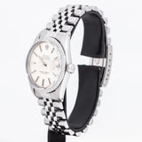 vintage rolex datejust ss ww, side of the case with crown