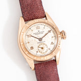 1948 Vintage Ladies Rolex Oyster Perpetual "Bubbleback" Ref. 4686 9k Rose Gold Capped Watch (# 15239)