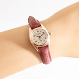 1948 Vintage Ladies Rolex Oyster Perpetual "Bubbleback" Ref. 4686 9k Rose Gold Capped Watch (# 15239)