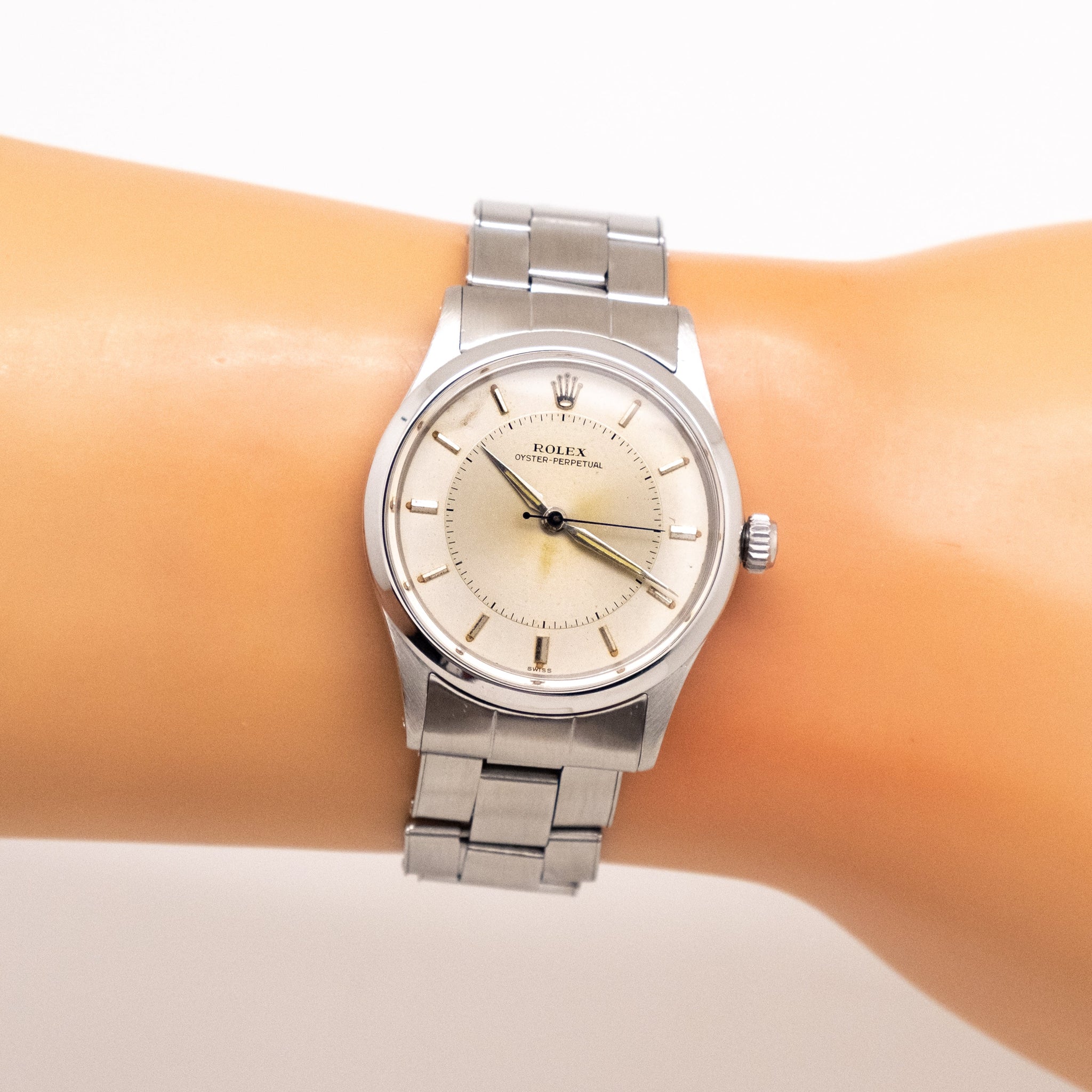 1957 Vintage Rolex Oyster Perpetual Ref. 6532 Automatic Stainless