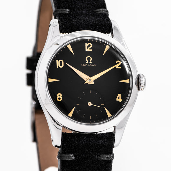 1964 Vintage Omega Black Dial Ref. 2503-19 in Stainless Steel (# 14411)