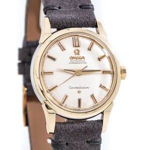 1959 Vintage Omega Constellation Ref. 14381 6 SC in 14k Yellow Gold & Stainless Steel (# 14440)