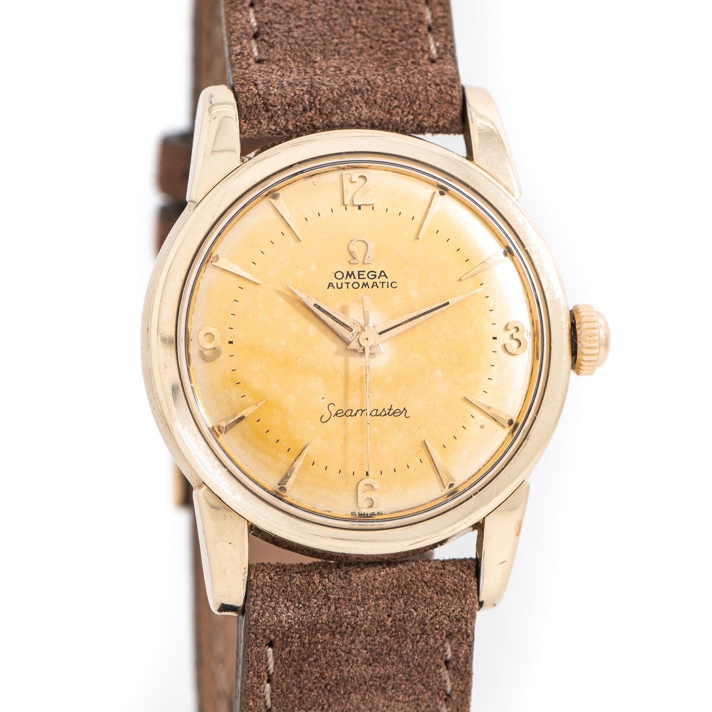 1945 Vintage Omega Seamaster Automatic Ref. 2767-11 SC in 14k