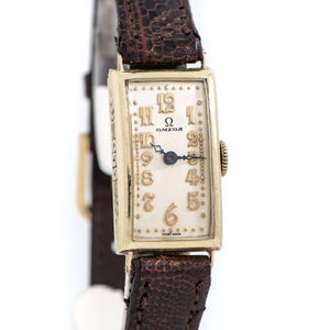 1940 Vintage Omega Ladies Sized Watch in Solid 14k Yellow Gold (# 14452)