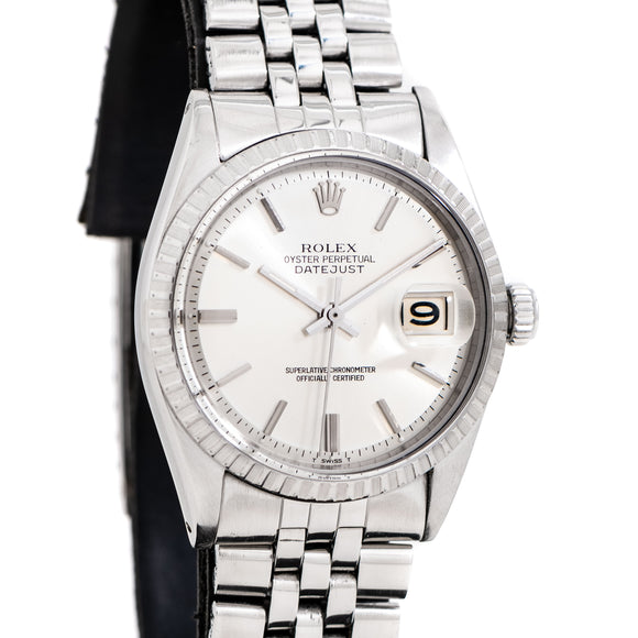 watch dial of the rolex datejust