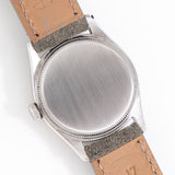 angle of the case back of the rolex watch
