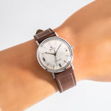 wrist shot of an omega seamaster