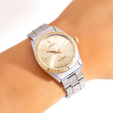wrist shot of the rolex oyster perpetual zephyr watch