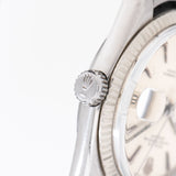 1962 Vintage Rolex Datejust SWISS ONLY Ref. 1601 in 14k White Gold & Stainless Steel (# 14545)