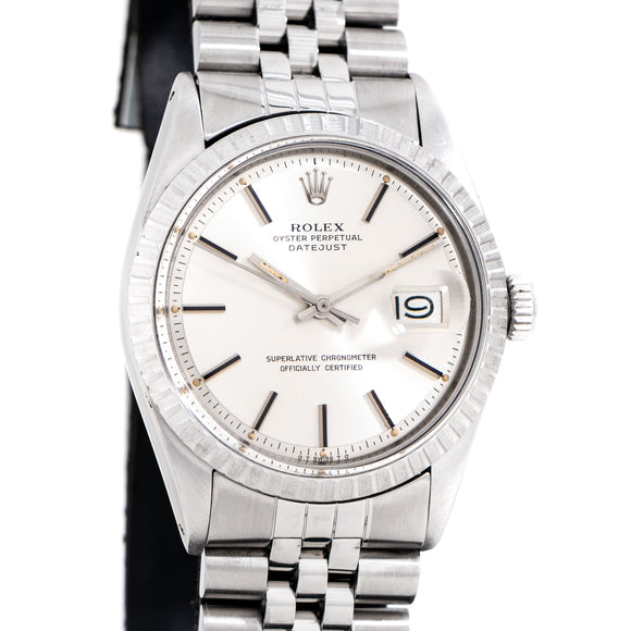 1977 Vintage Rolex Datejust Reference 1603 Stainless Steel Watch (# 15377)
