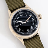 1943 Vintage Bulova Military WWII-era Nickle & Stainless Steel Watch (# 15370)