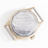 1943 Vintage Bulova Military WWII-era Nickle & Stainless Steel Watch (# 15370)