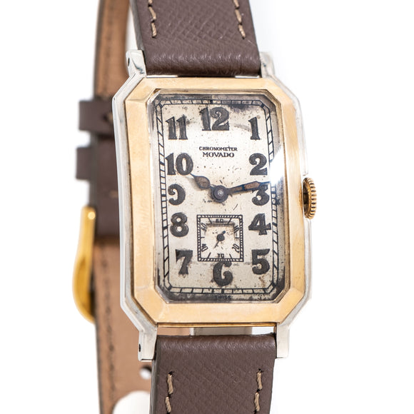 Lot - Movado 18-Karat Yellow-Gold Calendomatic Triple Date Automatic  Wristwatch D: 34 mm