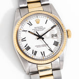 buckley datejust close up dial shot