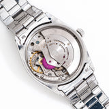 movement shot of the rolex air king blue dial
