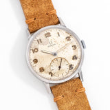 1943 Vintage Omega Ref. 2214/2 WWII Era Military Style Watch in Stainless Steel. (# 14586)