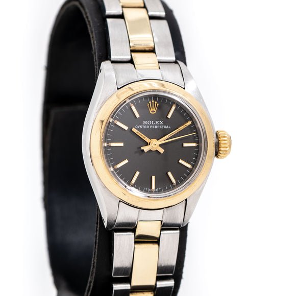 two tone rolex ladies watch