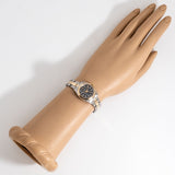 two tone rolex ladies watch wrist shot, overview