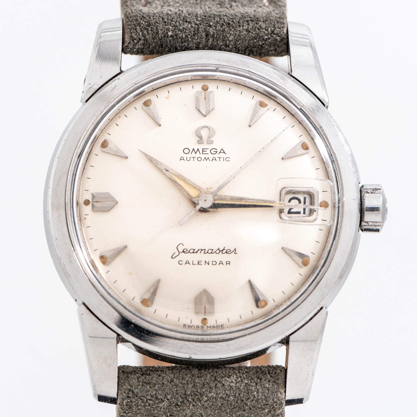 1959 Vintage Omega Seamaster Calender Ref. 2849 10 SC in Stainless