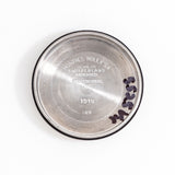 rolex oyster perpetual aged dial inside case back shot