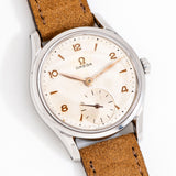 vintage omega timepiece no lume dial shot