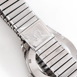 vintage omega geneve blue dial bracelet shot