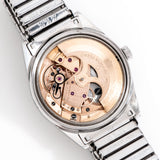 vintage omega geneve blue dial movement shot
