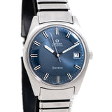 vintage omega geneve blue dial