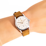 vintage omega timepiece no lume wrist shot