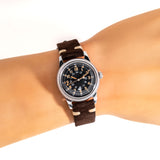 vintage bulova watch wrist shot