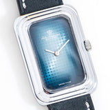 jules jurgensen blue close up dial shot