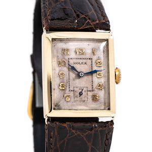 vintage rolex marconi watch dial shot