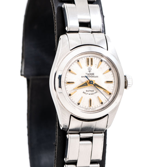 vintage tudor ladies watch dial shot