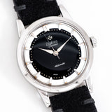 vintage zodiac glorious watch dial shot, on its back