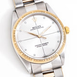 vintage rolex zephyr dial shot, on its back