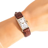 vintage hamilton rectangular seneca watch wrist shot
