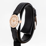 vintage rolex ladies watch two tone dial shot, side view