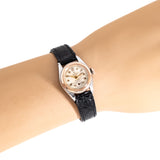 vintage rolex ladies watch two tone wrist shot, close up