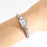 vintage omega ladies watch wrist shot, close up