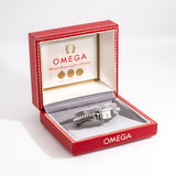 1952 Vintage Ladies Omega Manual w/ Box Platinum & Diamonds Watch (# 15442)