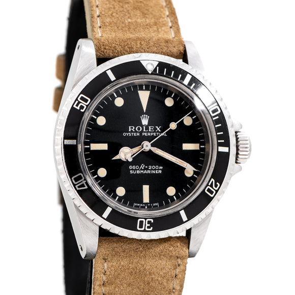 1971 Vintage Rolex Submariner Non-Serif Dial Ref. 5513 in Stainless Steel (# 15445)