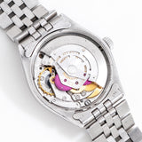 vintage rolex oyster perpetual grey dial movement shot