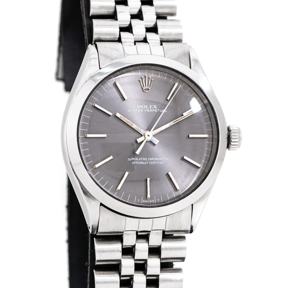 1972 Vintage Rolex Oyster Perpetual Ref. 1002 Stainless Steel Watch (# 15448)