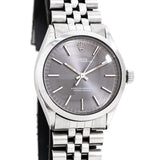 vintage rolex oyster perpetual grey dial shot