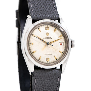 vintage rolex oysterdate red date dial shot