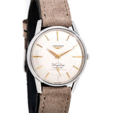 vintage longines flagship watch dial shot